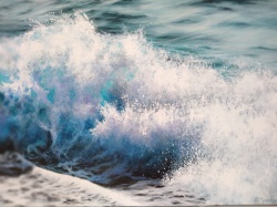 Marina Syntelis (b.1975) 'Rough Sea II' Special Ltd Edition Canvas Print